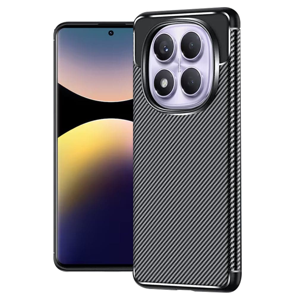 Techsuit CarbonFiber - θήκη για Xiaomi Redmi Note 14 Pro 4G - Μαύρο