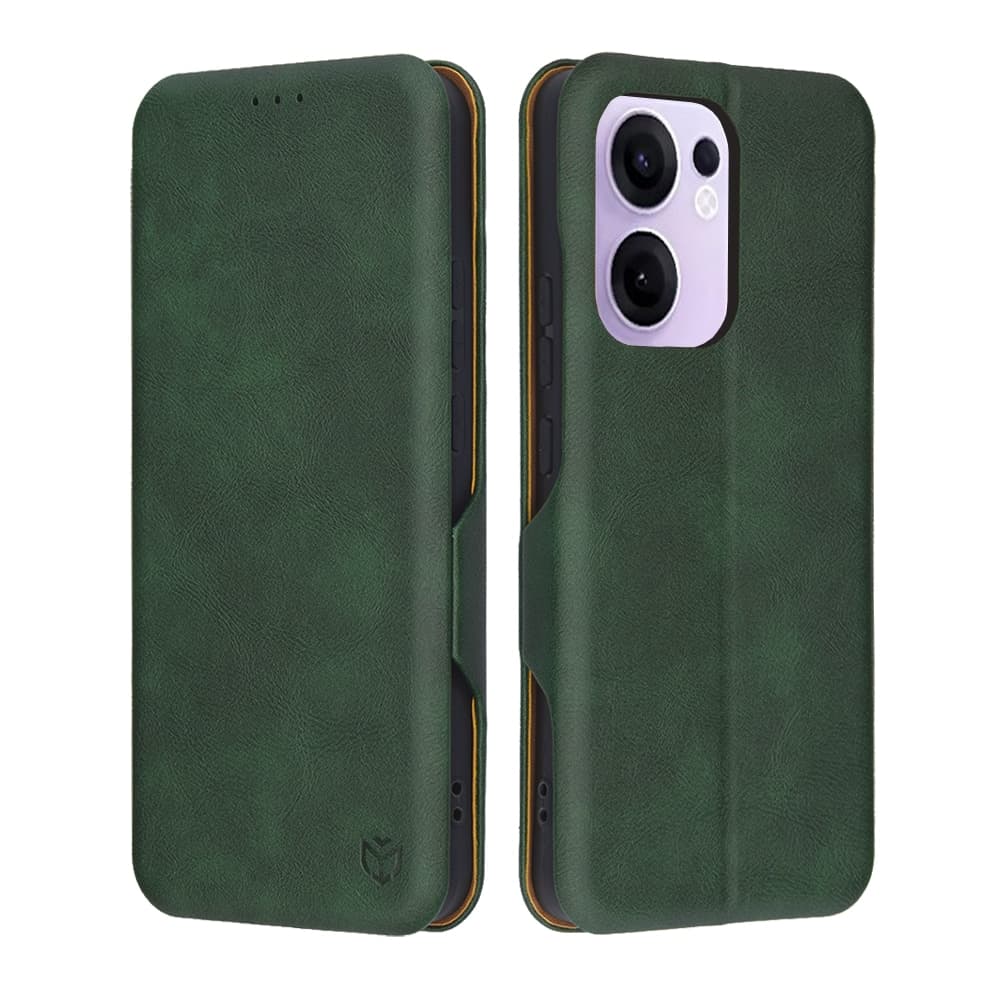 Techsuit Safe Wallet Plus - θήκη για Oppo Reno13 F / 4G 5G FS - Πράσινο