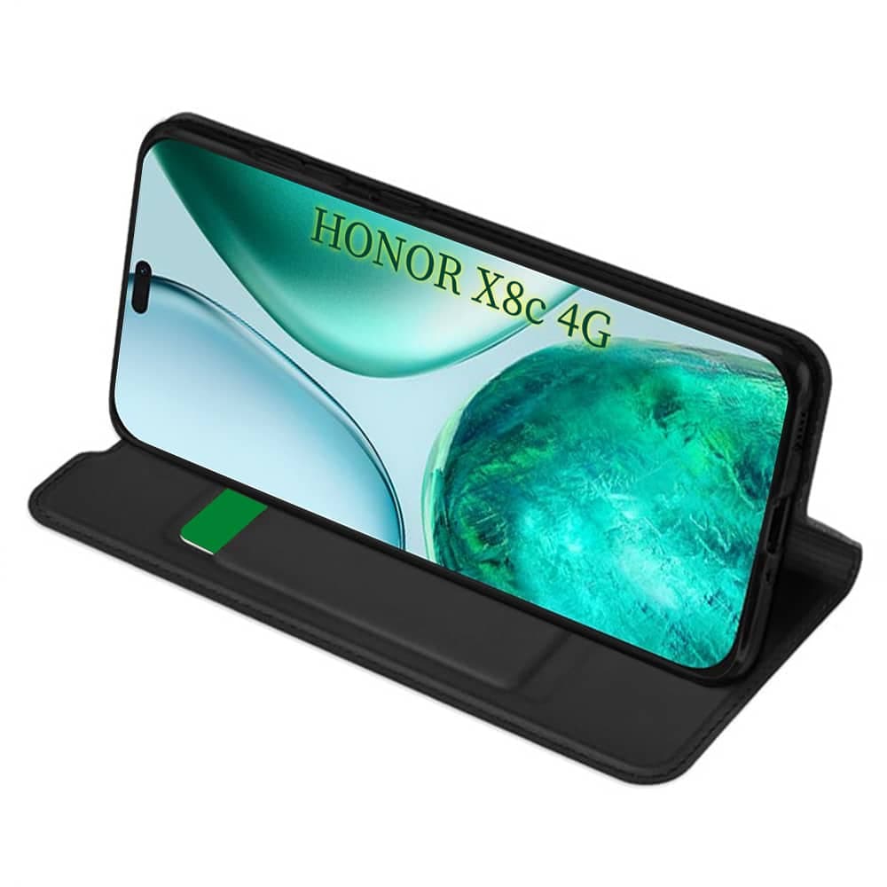 Techsuit Magskin Book - θήκη για Honor X8c - Μαύρο 2