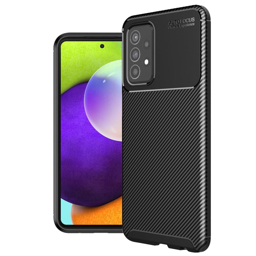 Techsuit CarbonFiber - θήκη για Samsung Galaxy A52 - Μαύρο