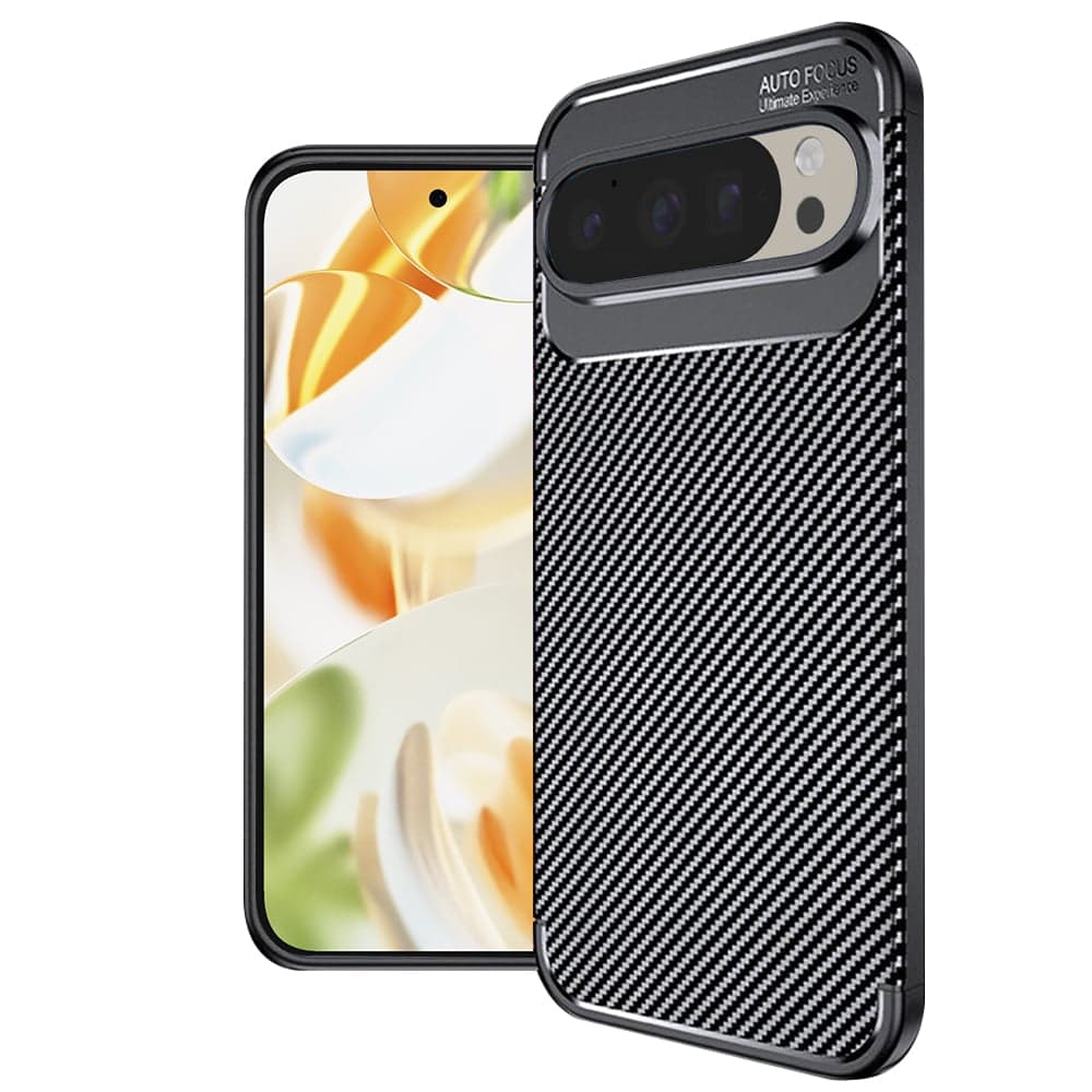 Techsuit CarbonFiber - θήκη για Google Pixel 9 Pro - Μαύρο