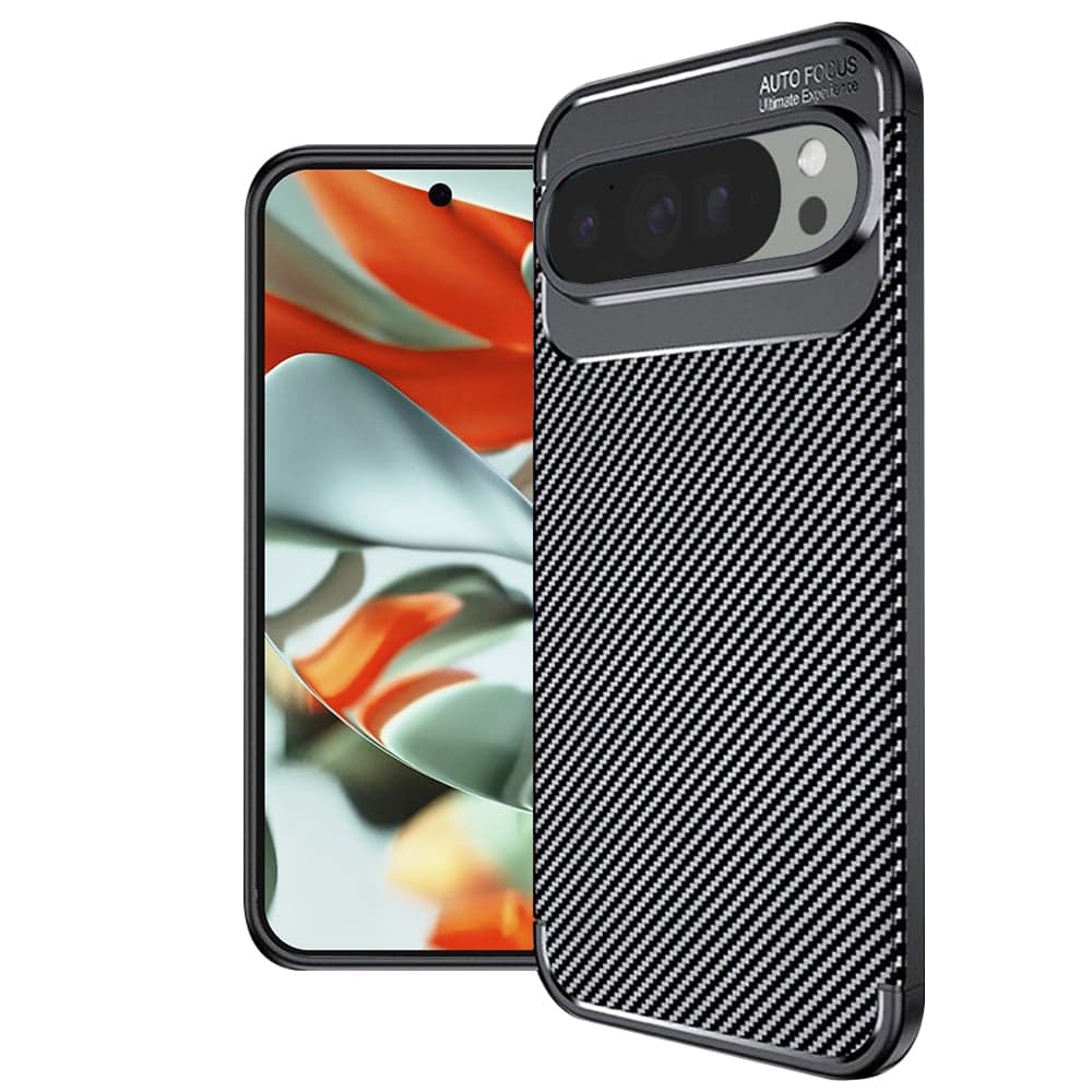 Techsuit CarbonFiber - θήκη για Google Pixel 9 Pro XL - Μαύρο