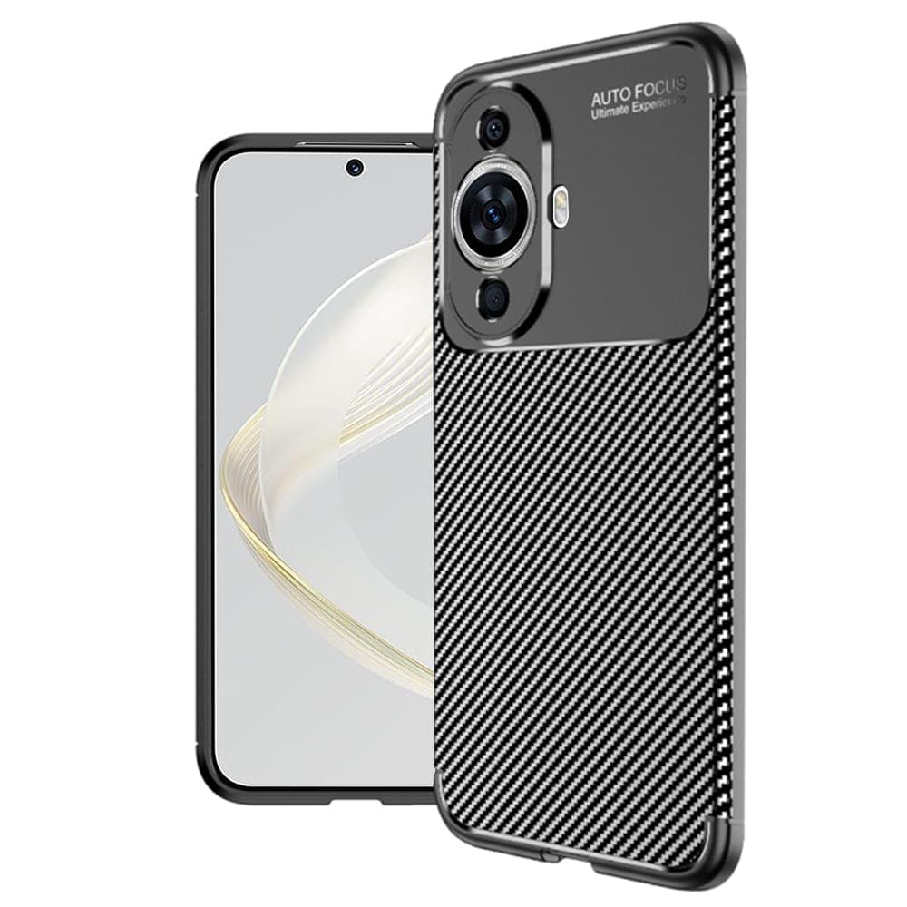 Techsuit CarbonFiber - θήκη για Huawei nova 11 - Μαύρο