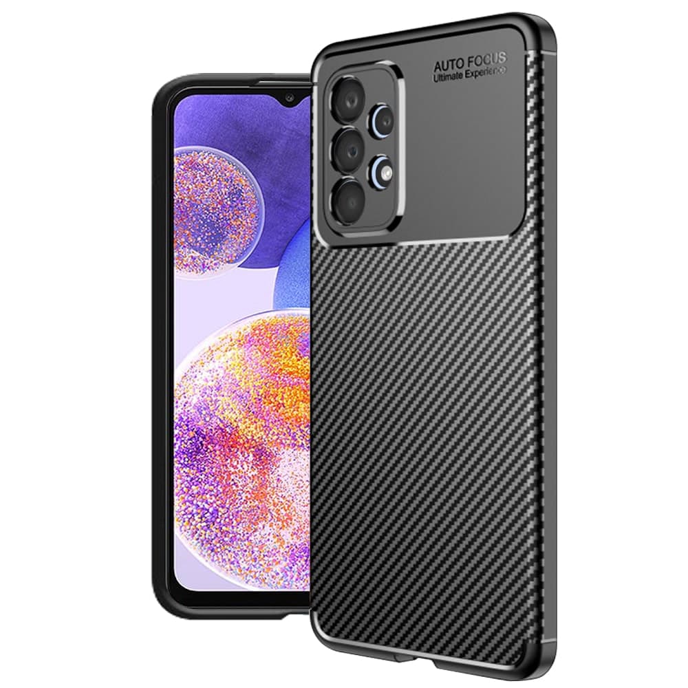Techsuit CarbonFiber - θήκη για Samsung Galaxy A23 - Μαύρο