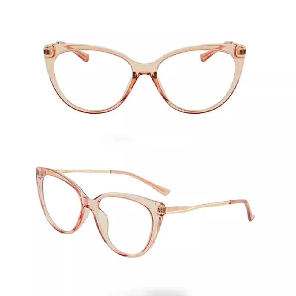 Techsuit - Γυαλιά Anti-Blue Light Reflex Metal (F5018-C6) - Cat Eye - Καφέ One Size 3