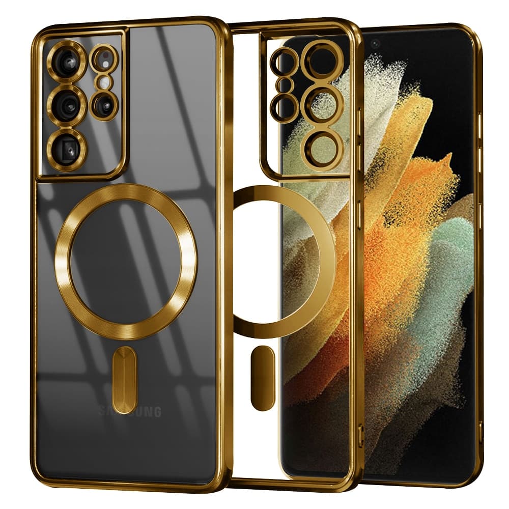 Techsuit Luxury Crystal - θήκη για Samsung Galaxy S21 Ultra 5G - Διάφανο