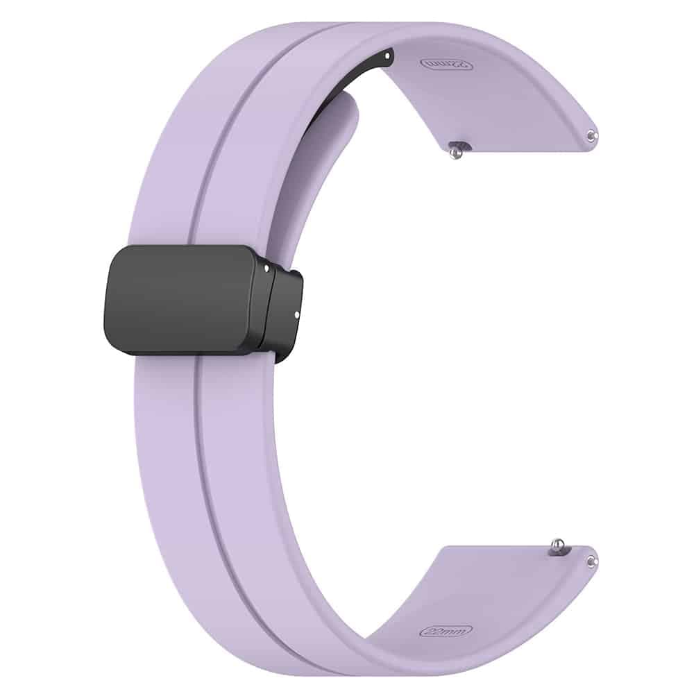 Techsuit - Λουράκι ρολογιού 18mm (W011) - Huawei Watch GT 4 (41mm)/W1/Honor Watch S1/Garmin Venu 2S/Vivoactive 4S - Μωβ