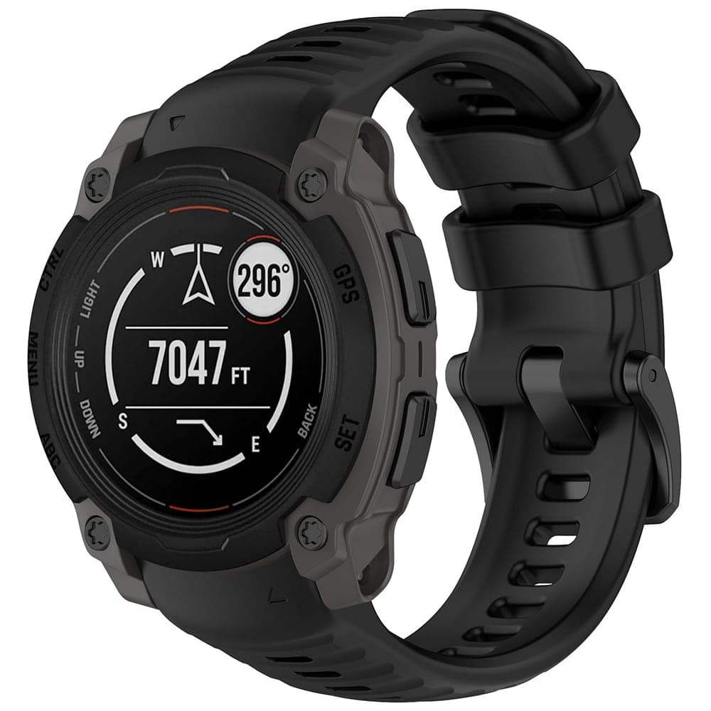Techsuit - Λουράκι ρολογιού 22mm (W076) - Garmin Instinct E 45mm - Μαύρο