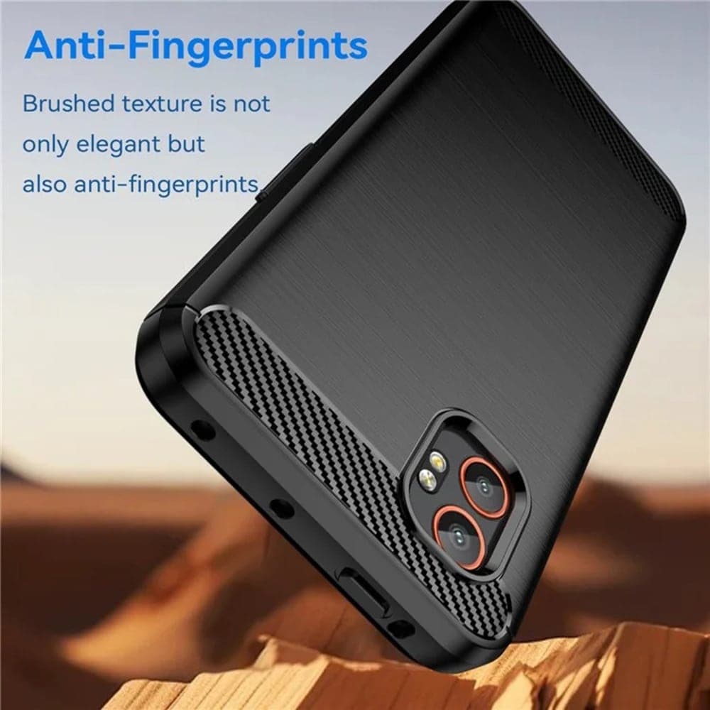 Techsuit Carbon Silicone - θήκη για Samsung Galaxy XCover7 Pro - Μαύρο 5