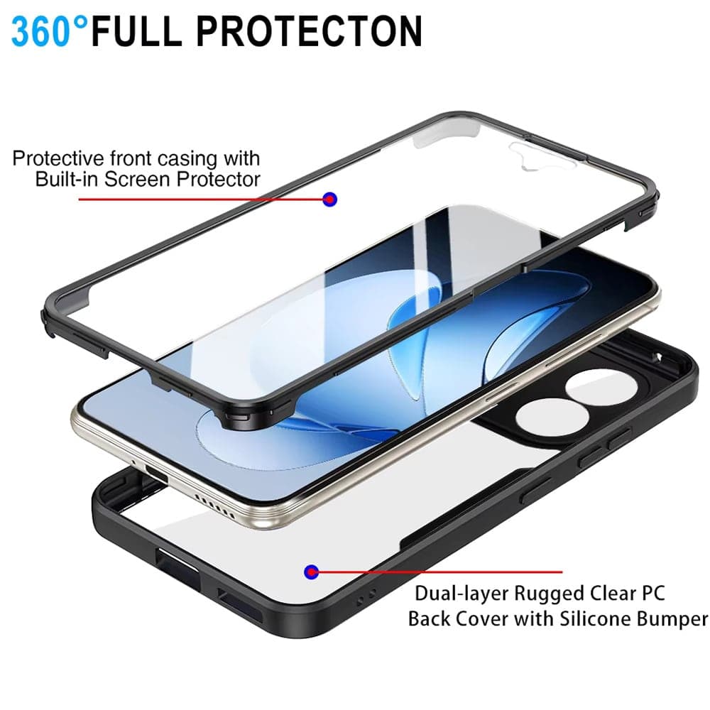 Techsuit ColorVerse 360 Series - θήκη για Oppo Reno13 Pro - Διάφανο 3
