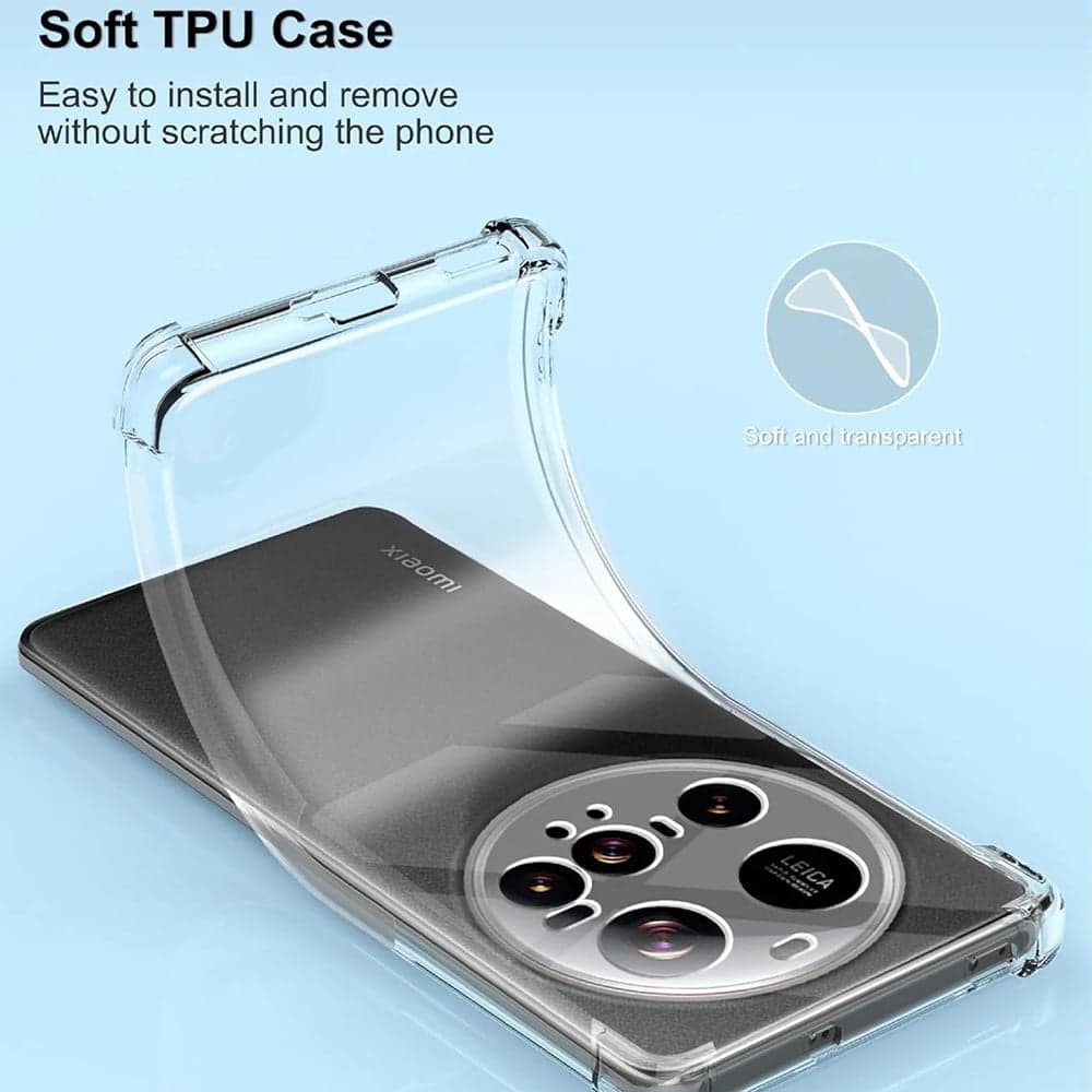 Techsuit Shockproof Clear Silicone - θήκη για Xiaomi 15 Ultra - Διάφανο 2