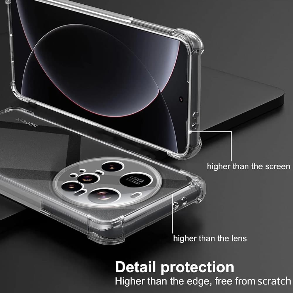 Techsuit Shockproof Clear Silicone - θήκη για Xiaomi 15 Ultra - Διάφανο 4