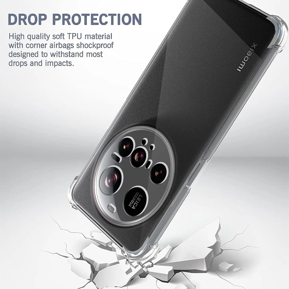 Techsuit Shockproof Clear Silicone - θήκη για Xiaomi 15 Ultra - Διάφανο 3