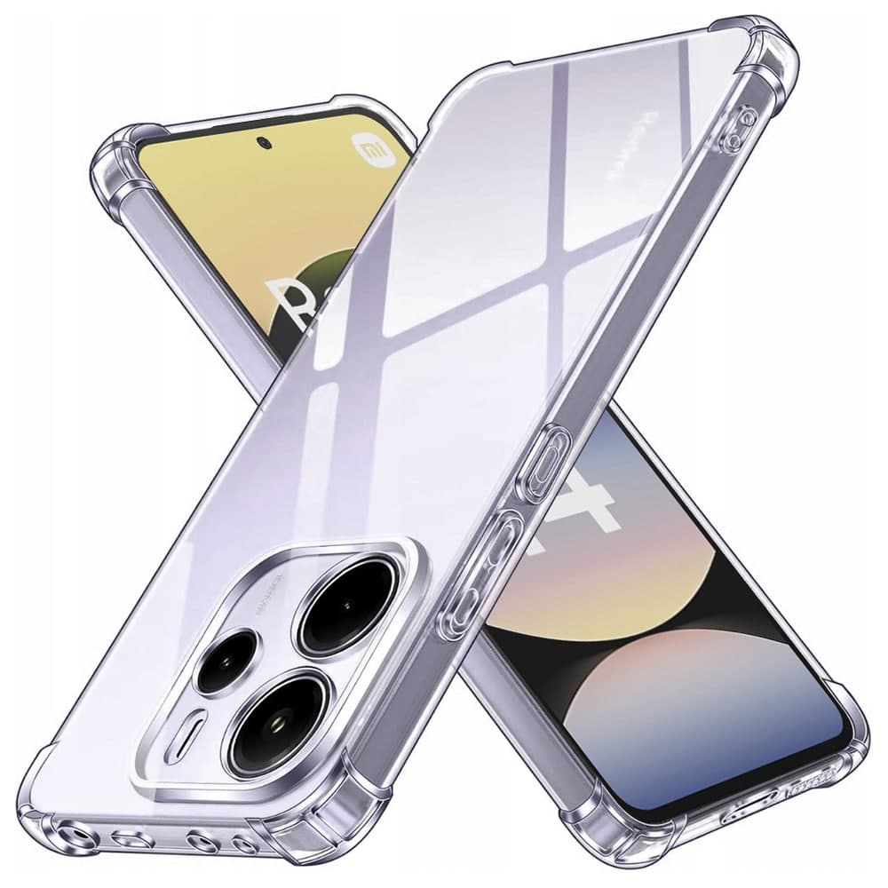 Techsuit Shockproof Clear Silicone - θήκη για Xiaomi Redmi Note 14 4G - Διάφανο