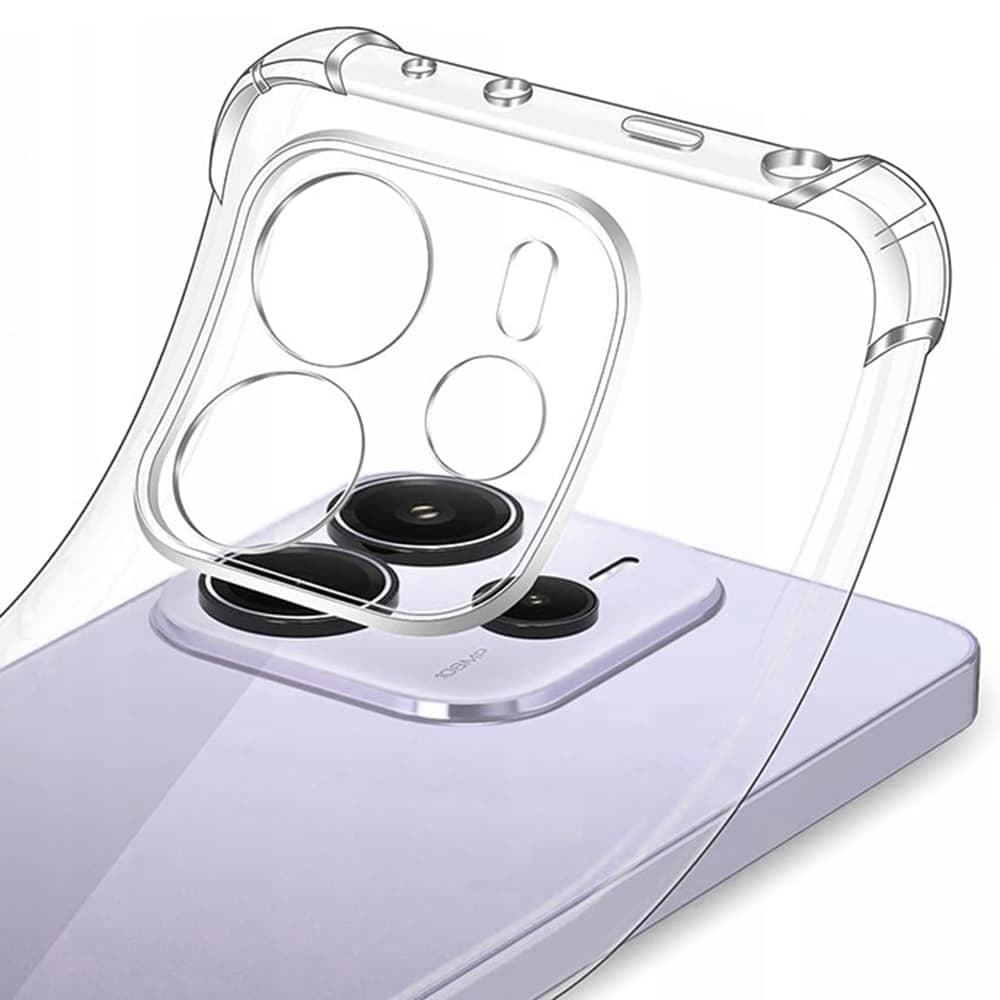 Techsuit Shockproof Clear Silicone - θήκη για Xiaomi Redmi Note 14 4G - Διάφανο 3