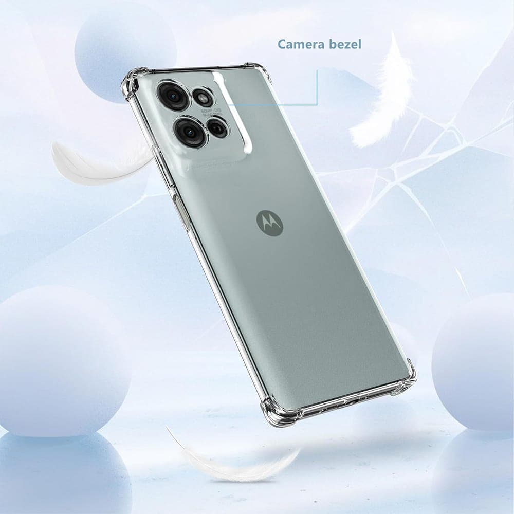 Techsuit Shockproof Clear Silicone - θήκη για Motorola Moto G75 - Διάφανο 2