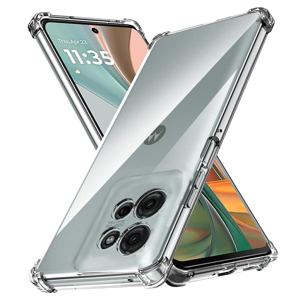 Techsuit Shockproof Clear Silicone - θήκη για Motorola Moto G75 - Διάφανο