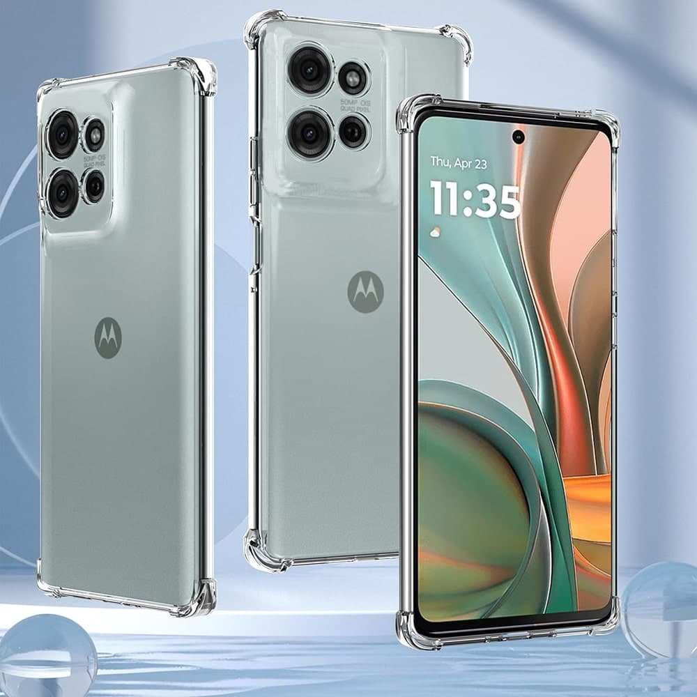 Techsuit Shockproof Clear Silicone - θήκη για Motorola Moto G75 - Διάφανο 5