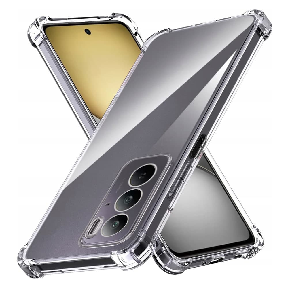 Techsuit Shockproof Clear Silicone - θήκη για Realme C75 - Διάφανο