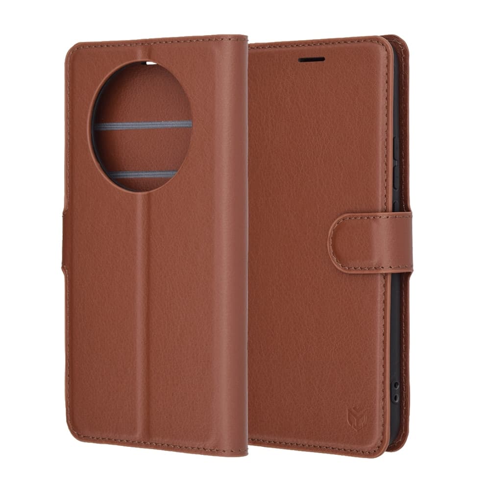 Techsuit Leather Folio - θήκη για Realme 14 Pro - Καφέ 6