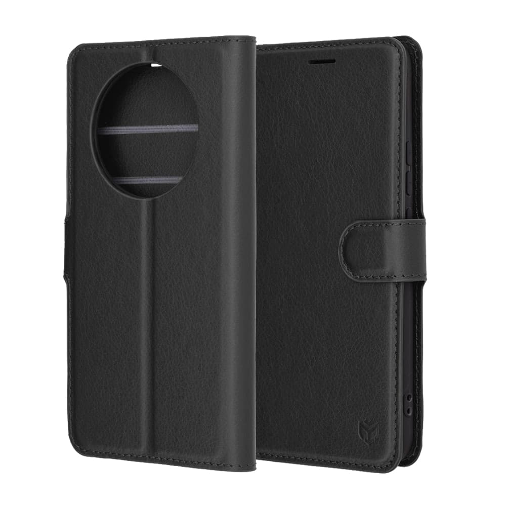 Techsuit Leather Folio - θήκη για Realme 14 Pro - Μαύρο 6