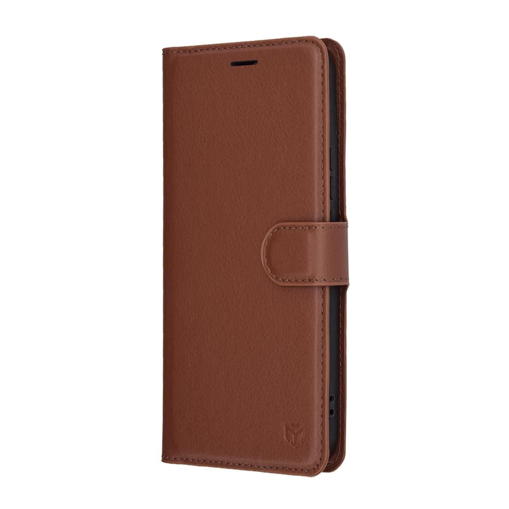 Techsuit Leather Folio - θήκη για Honor X8c - Καφέ 4