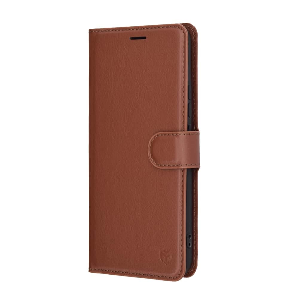 Techsuit Leather Folio - θήκη για Realme 14 Pro - Καφέ 4