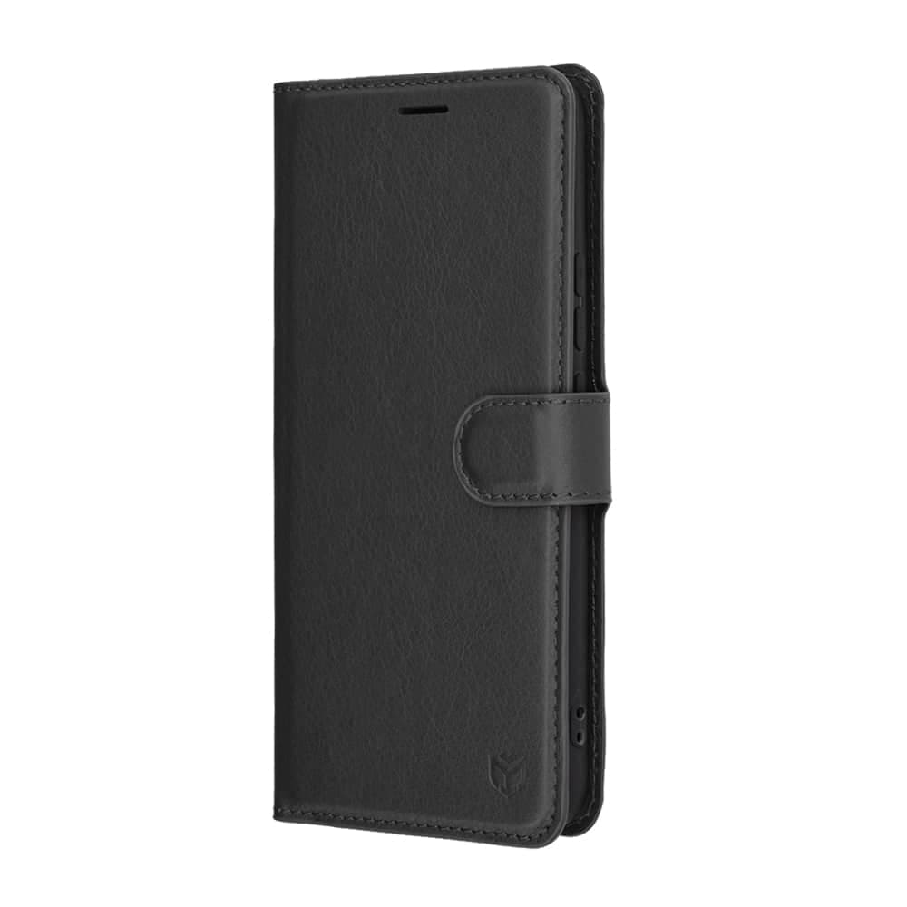Techsuit Leather Folio - θήκη για Realme 14 Pro - Μαύρο 4