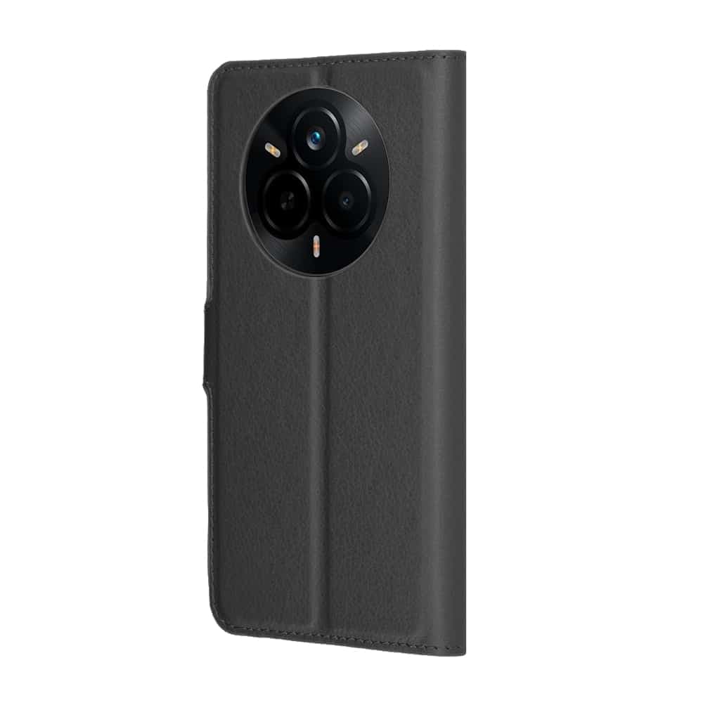 Techsuit Leather Folio - θήκη για Realme 14 Pro - Μαύρο 5