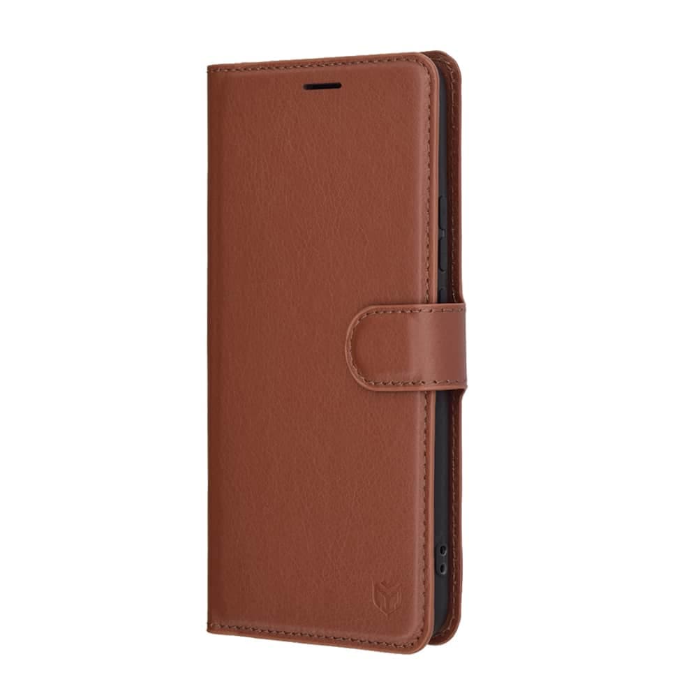 Techsuit Leather Folio - θήκη για Realme 14 Pro+ - Καφέ 4