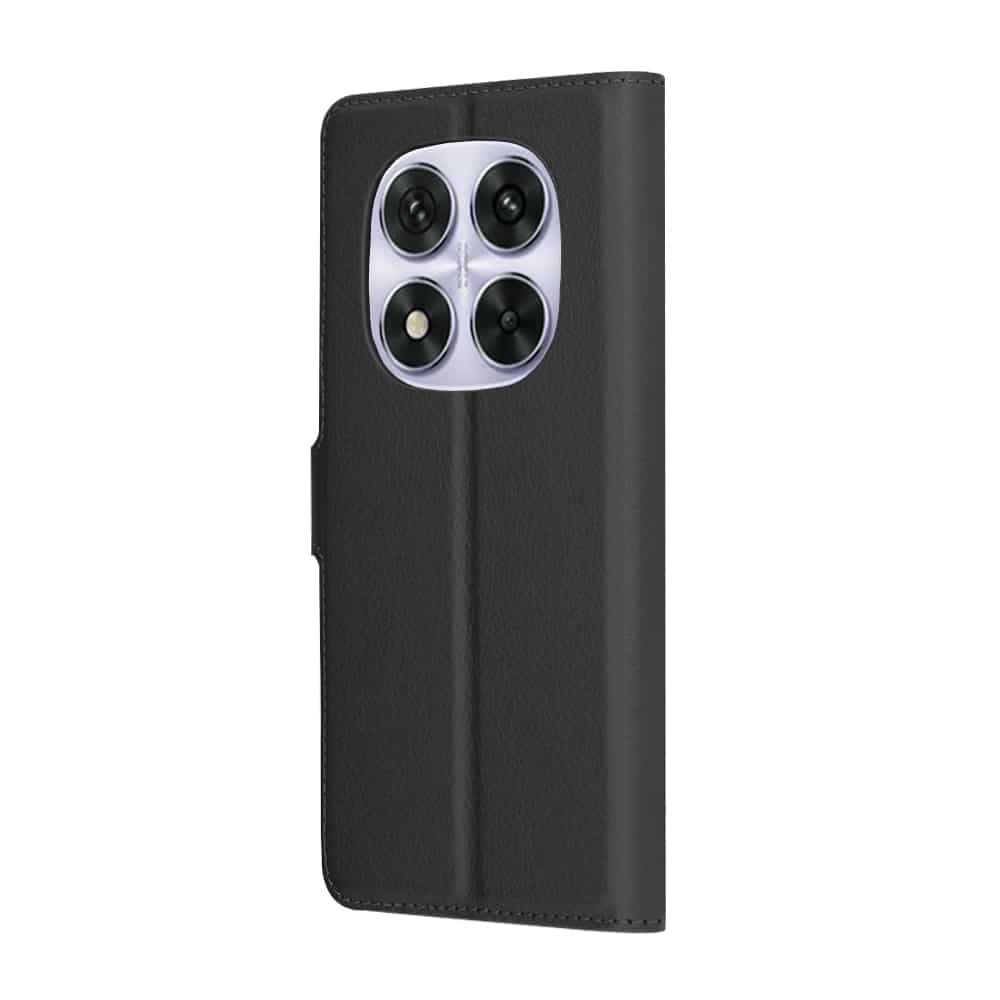 Techsuit Leather Folio - θήκη για Xiaomi Redmi Note 14 Pro 5G - Μαύρο 5
