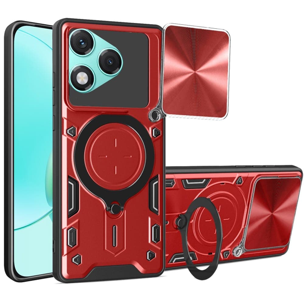 Techsuit CamGuard Pro - θήκη για Honor 400 Lite - Κόκκινο