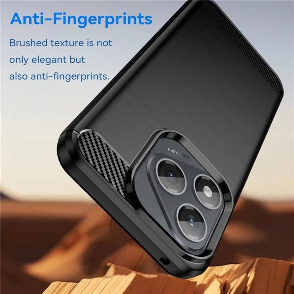 Techsuit Carbon Silicone - θήκη για Honor 400 Lite - Μπλε 3