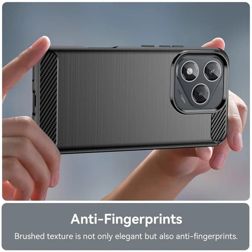Techsuit Carbon Silicone - θήκη για Honor 400 Lite - Μπλε 4