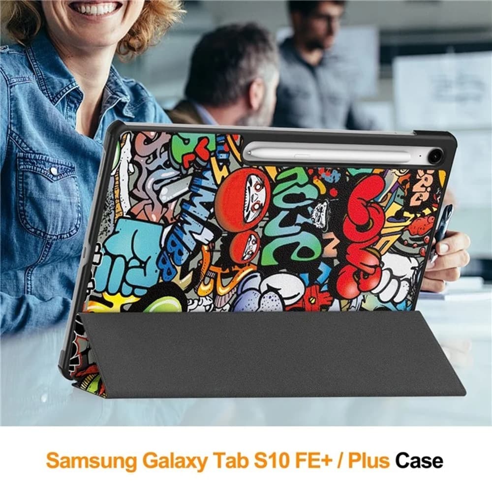 Techsuit FoldPro - θήκη για Samsung Galaxy Tab S10 FE+ - Πολύχρωμο 5