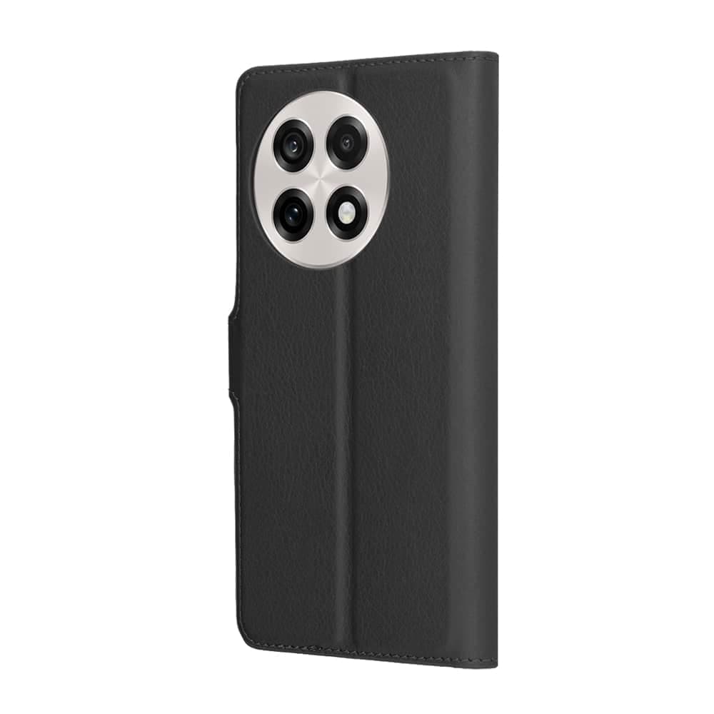 Techsuit Leather Folio - θήκη για Oneplus 13R - Μαύρο 5