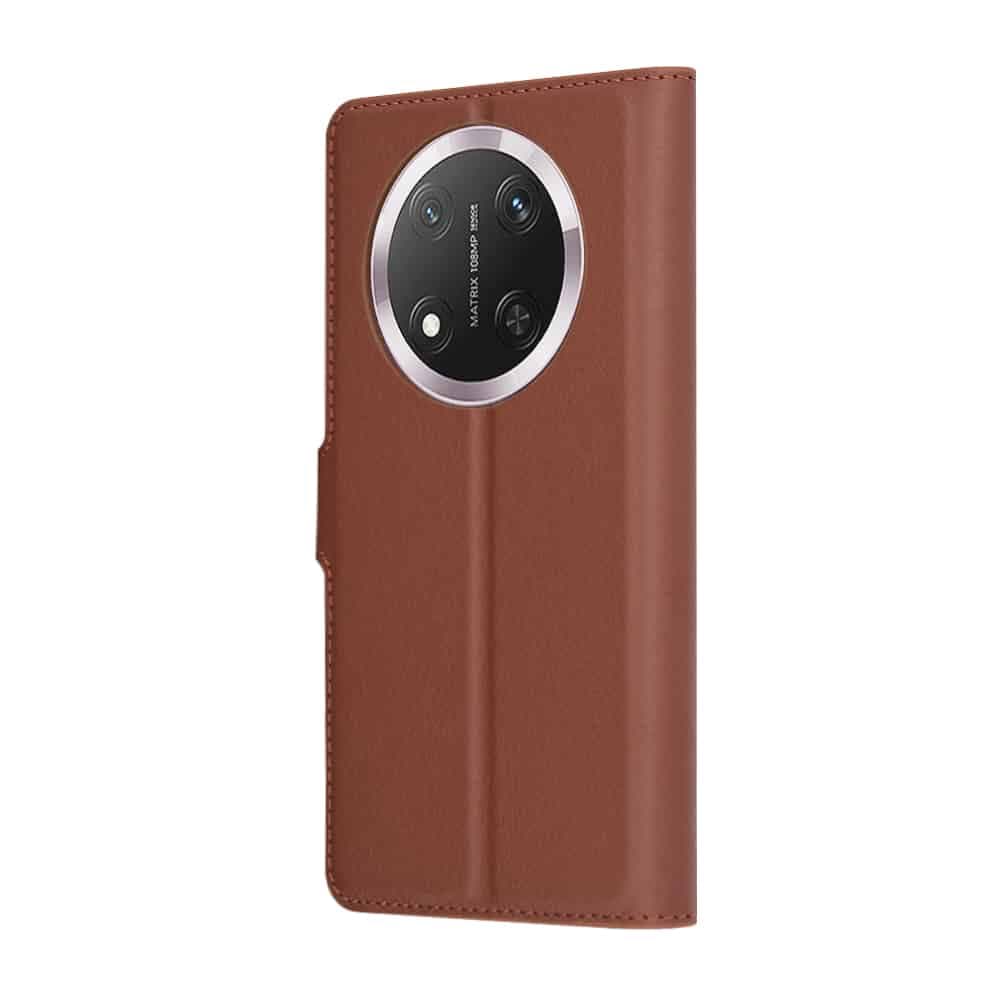 Techsuit Leather Folio - θήκη για Honor Magic7 Lite - Καφέ 5