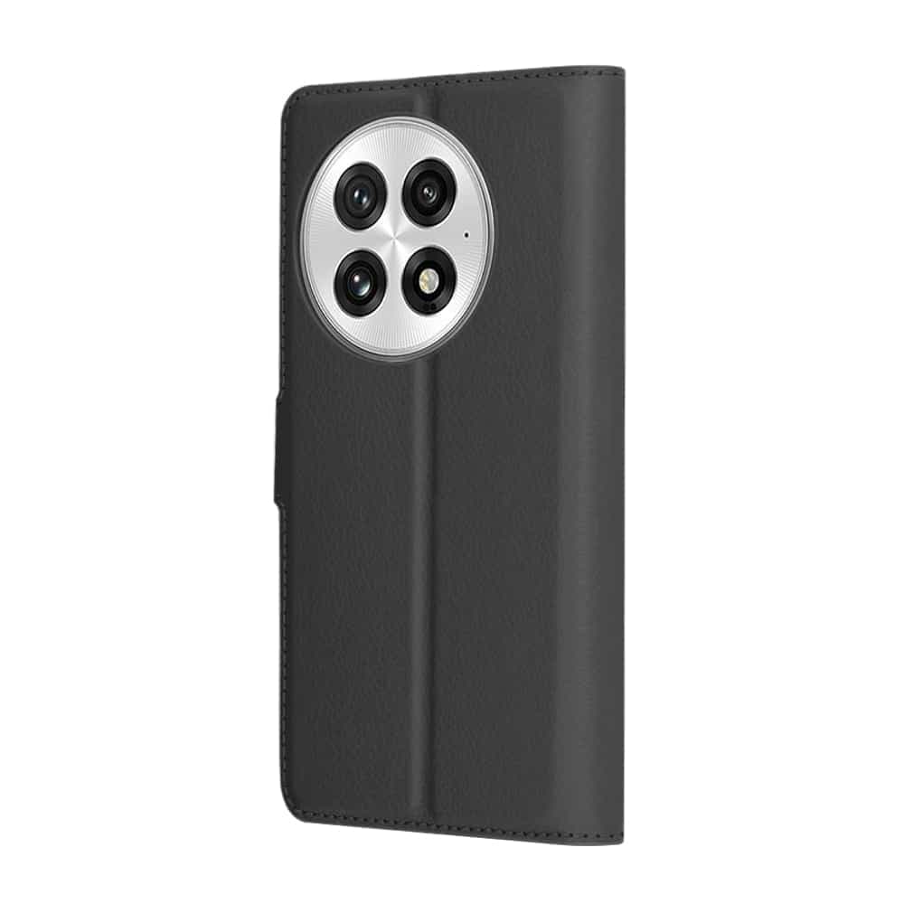 Techsuit Leather Folio - θήκη για Oneplus 13 - Μαύρο 5