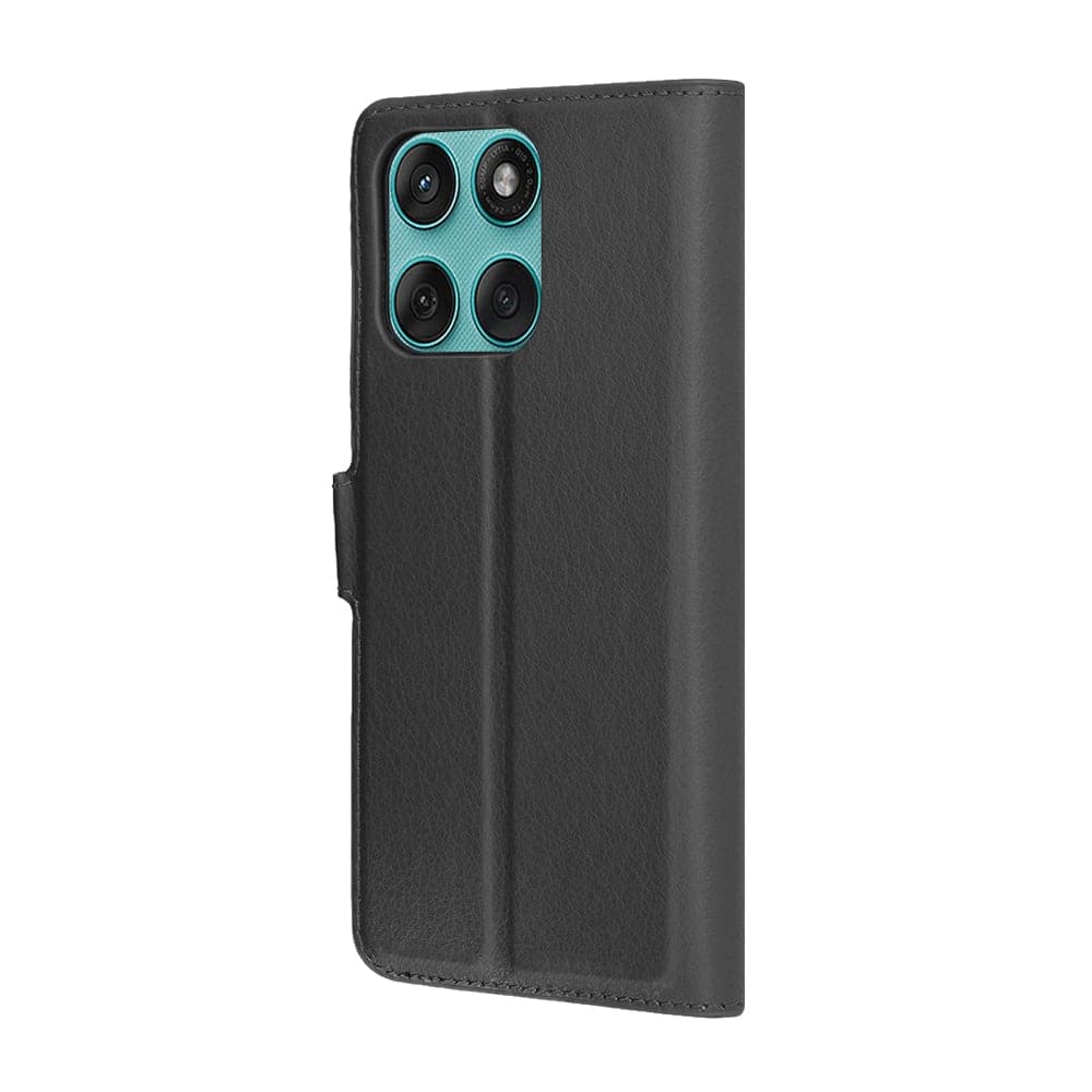 Techsuit Leather Folio - θήκη για Motorola Edge 60 - Μαύρο 5