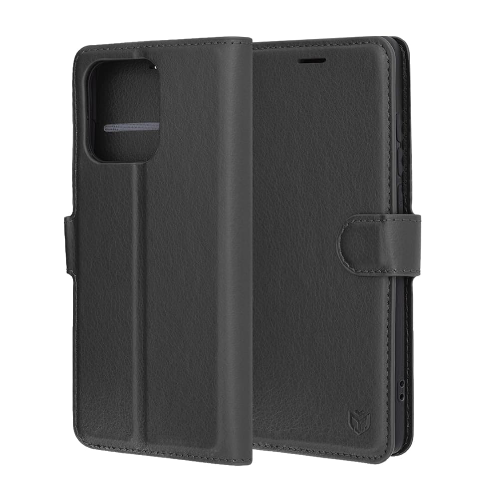 Techsuit Leather Folio - θήκη για Motorola Edge 60 - Μαύρο 6