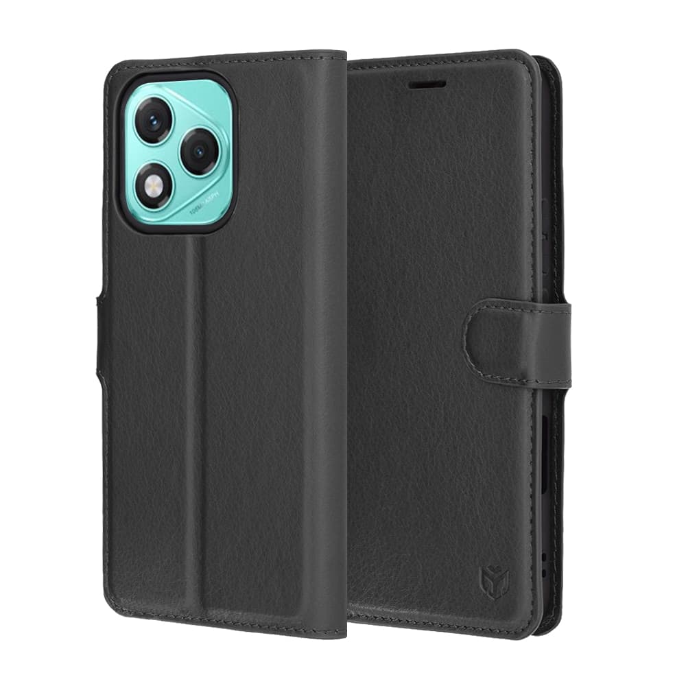 Techsuit Leather Folio - θήκη για Honor 400 Lite - Μαύρο