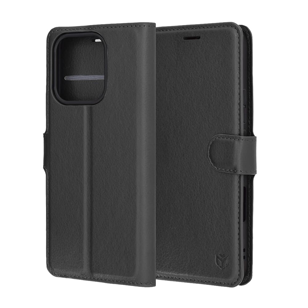 Techsuit Leather Folio - θήκη για Honor 400 Lite - Μαύρο 6