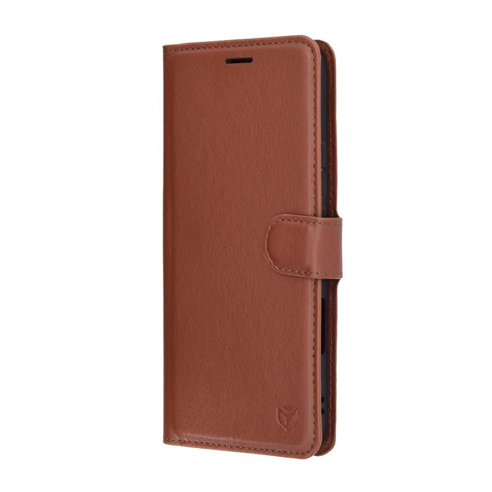 Techsuit Leather Folio - θήκη για Honor 400 Lite - Καφέ 4