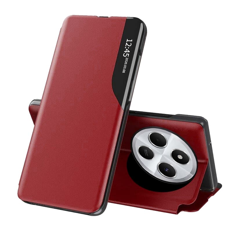 Techsuit eFold Series - θήκη για Xiaomi Redmi 14C / Poco C75 - Κόκκινο