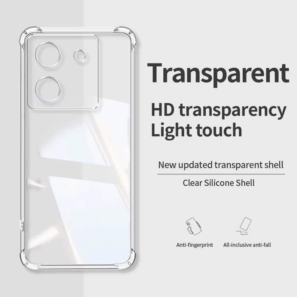 Techsuit Shockproof Clear Silicone - θήκη για Xiaomi Poco M7 Pro 5G - Διάφανο 6