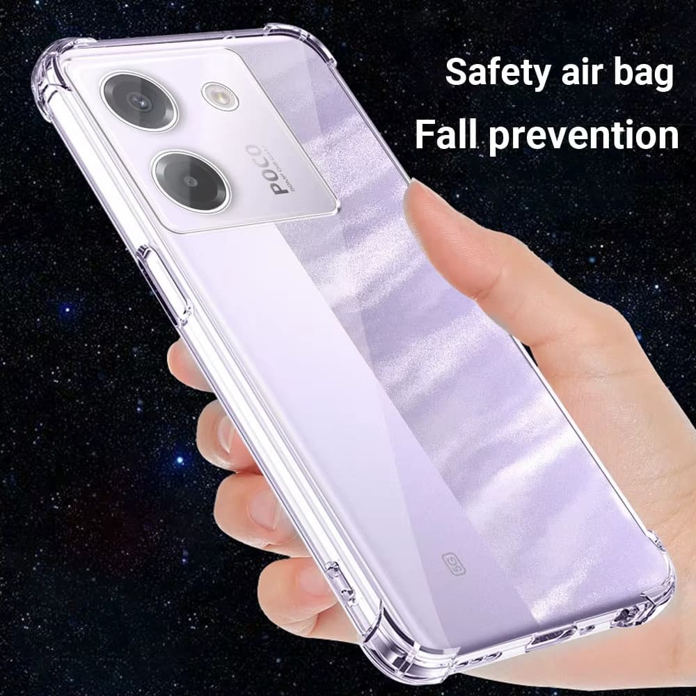 Techsuit Shockproof Clear Silicone - θήκη για Xiaomi Poco M7 Pro 5G - Διάφανο 5