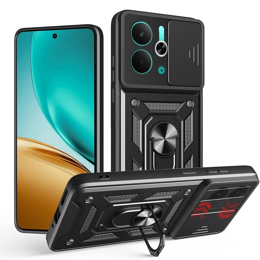Techsuit CamShield Series - θήκη για Realme 14 / 14T - Μαύρο
