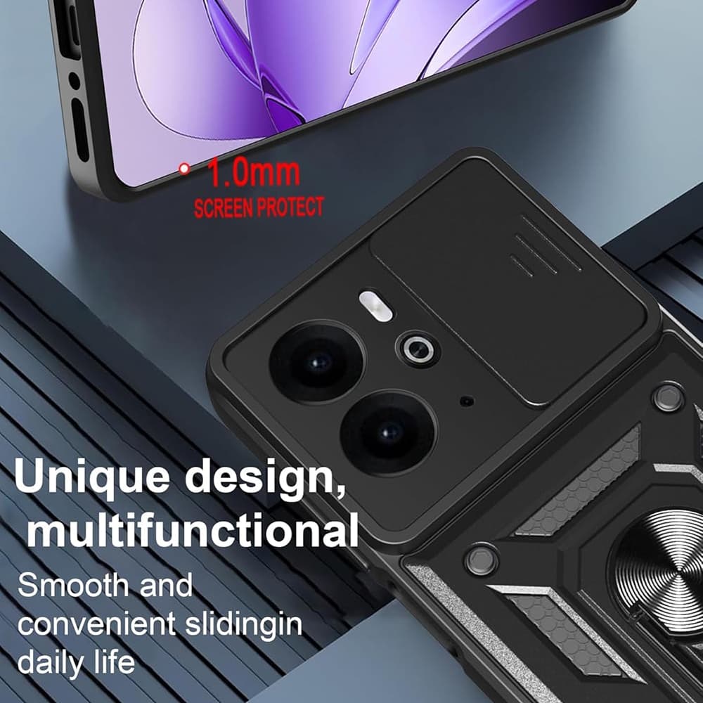 Techsuit CamShield Series - θήκη για Realme 14 / 14T - Μαύρο 3