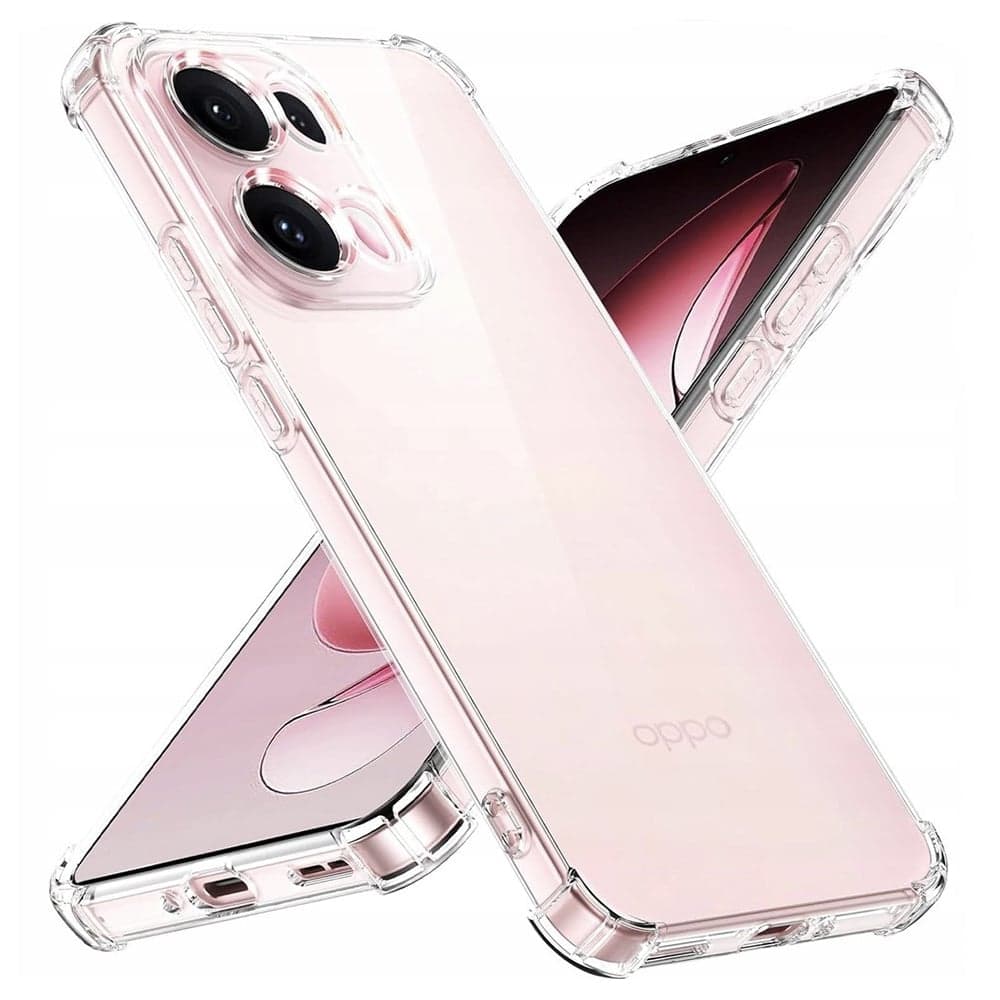 Techsuit Shockproof Clear Silicone - θήκη για Oppo Reno13 Pro - Διάφανο