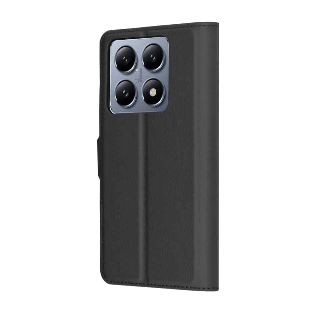 Techsuit Leather Folio - θήκη για Xiaomi 14T Pro - Μαύρο 5